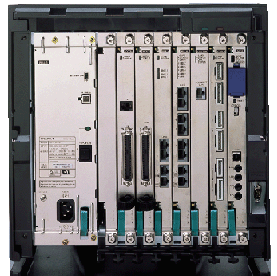 Binnenzijde van de Panasonic KX-TDA 100