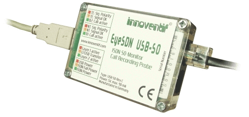 EyeSDN recorders voor het opnemen van gesprekken van ISDN-lijnen