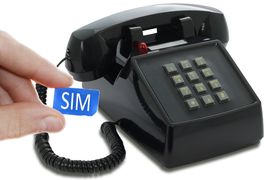 RETRO-TELEFOONS met SIM-KAART