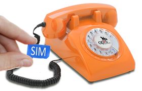 OPIS 60 MOBILE ORANJE GSM TELEFOON